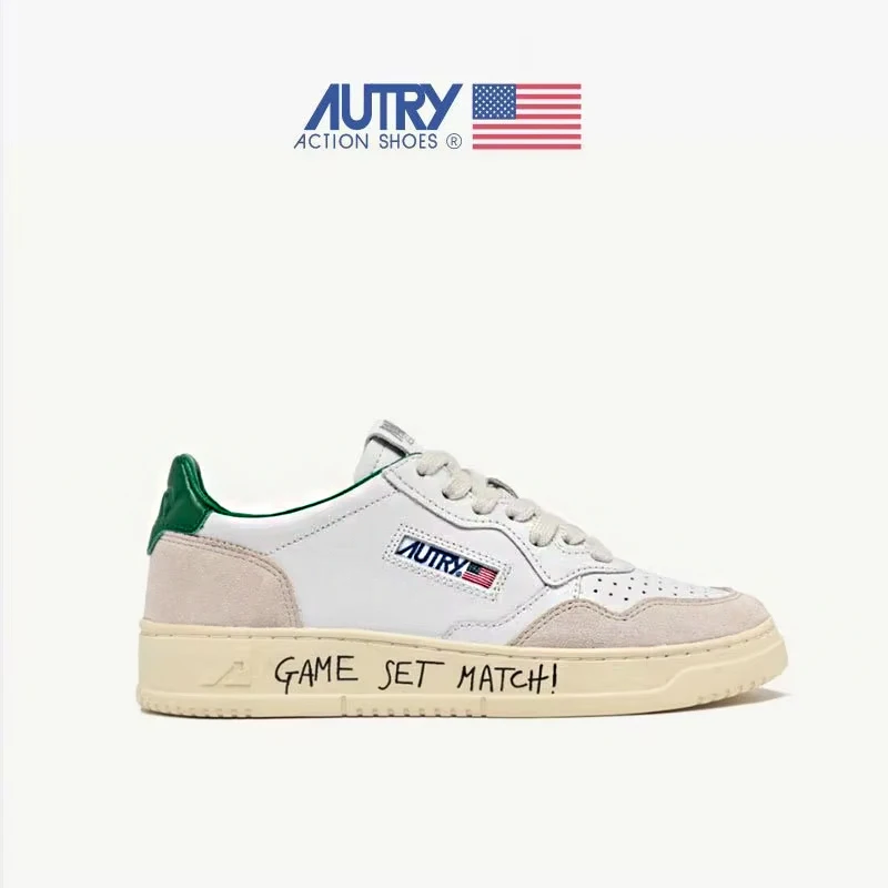 New Color Autry Medalist Low White Sneakers Women Shoes Casual Sport Skateboard Shoes Breathable Vulcanized Shoes For Ladies Men