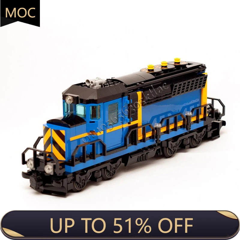 

NEW 416PCS MOC-60052 City Cargo Train Engine locomotive Model Build DIY Creative Ideas Child Toy Assembly Puzzle Birthday Gifts