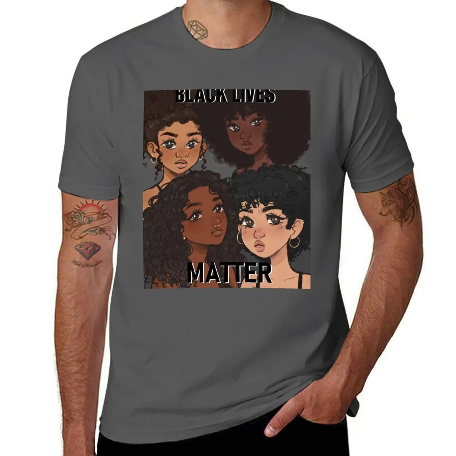 

Black Is Beautiful T-Shirt man t shirt heavy cotton t shirt man cotton T-Shirt