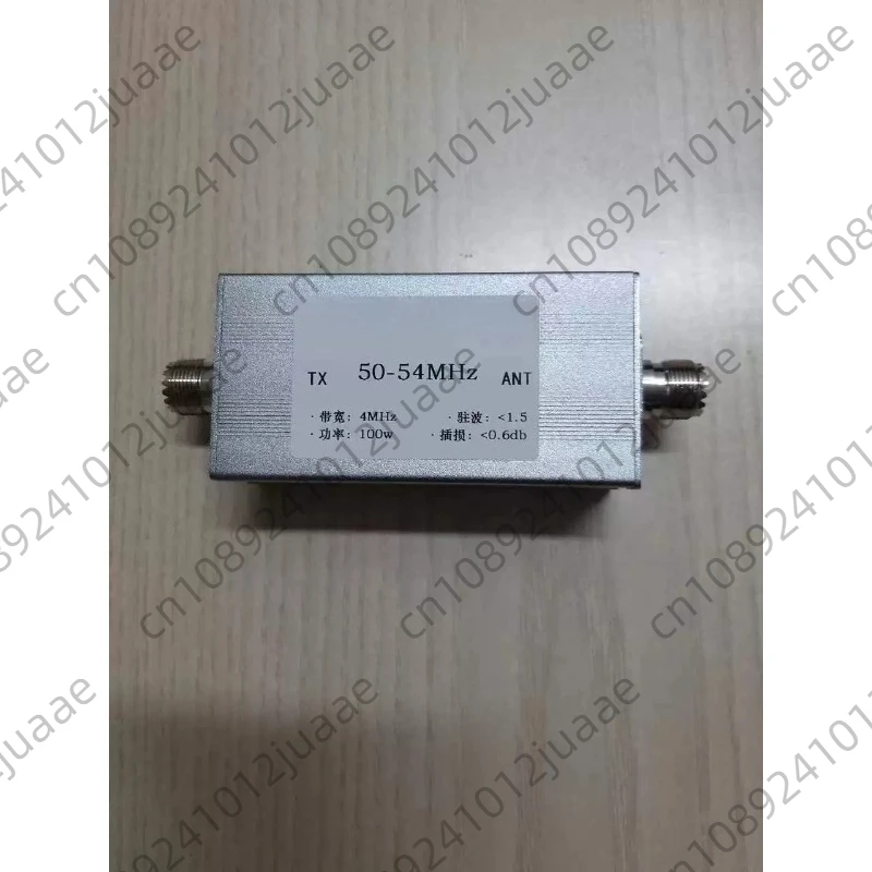 50MHz To 54MHz Bandpass Filter BPF 100 Watt Power Capacity M Base Interface Suitable for 6 Meter Band Communication Systems