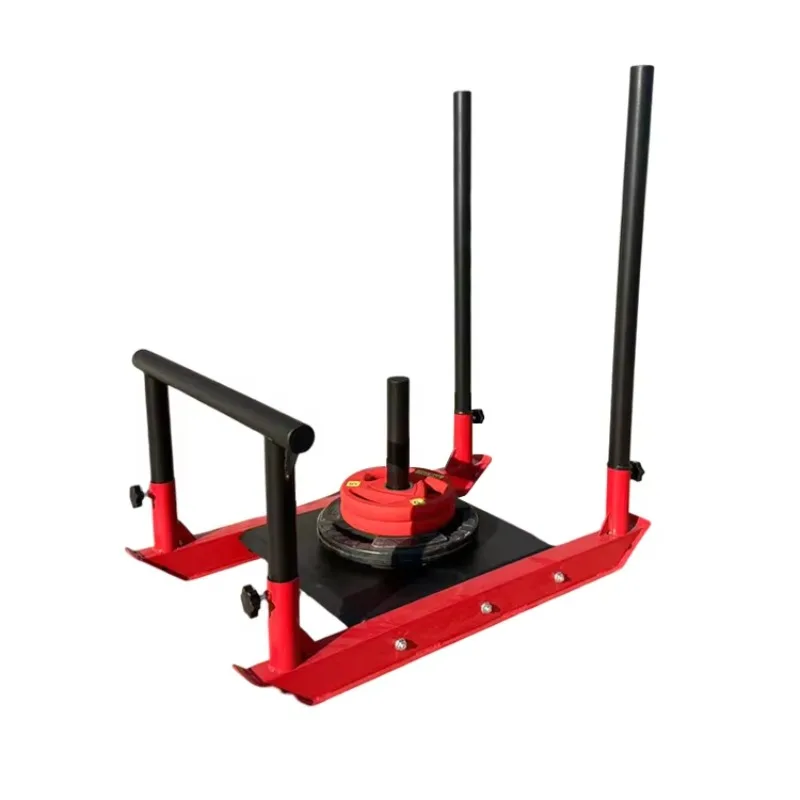 New Solid Steel Heavy Duty Pull Push Weight Sled for Power Training