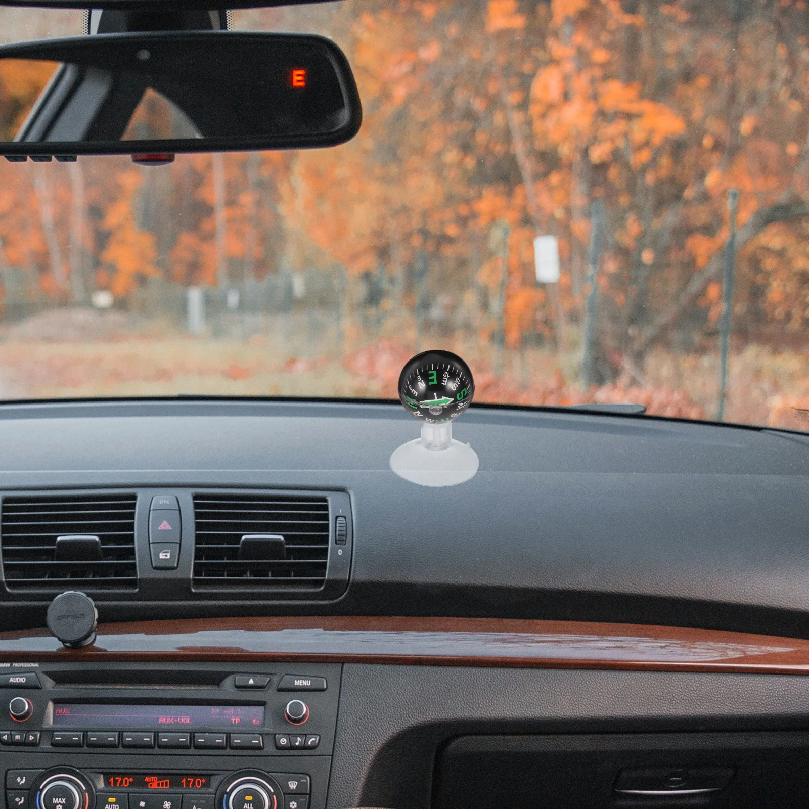 

Car Guide Ball Compass Dashboard 28mm ABS Material Car Air Outlet Decorative Marine Boat Mount Travel Accessories