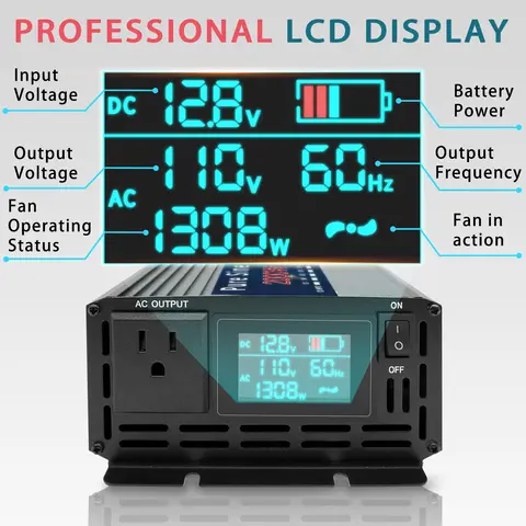 10 best sales pure sine wave inverter 2000w - №9