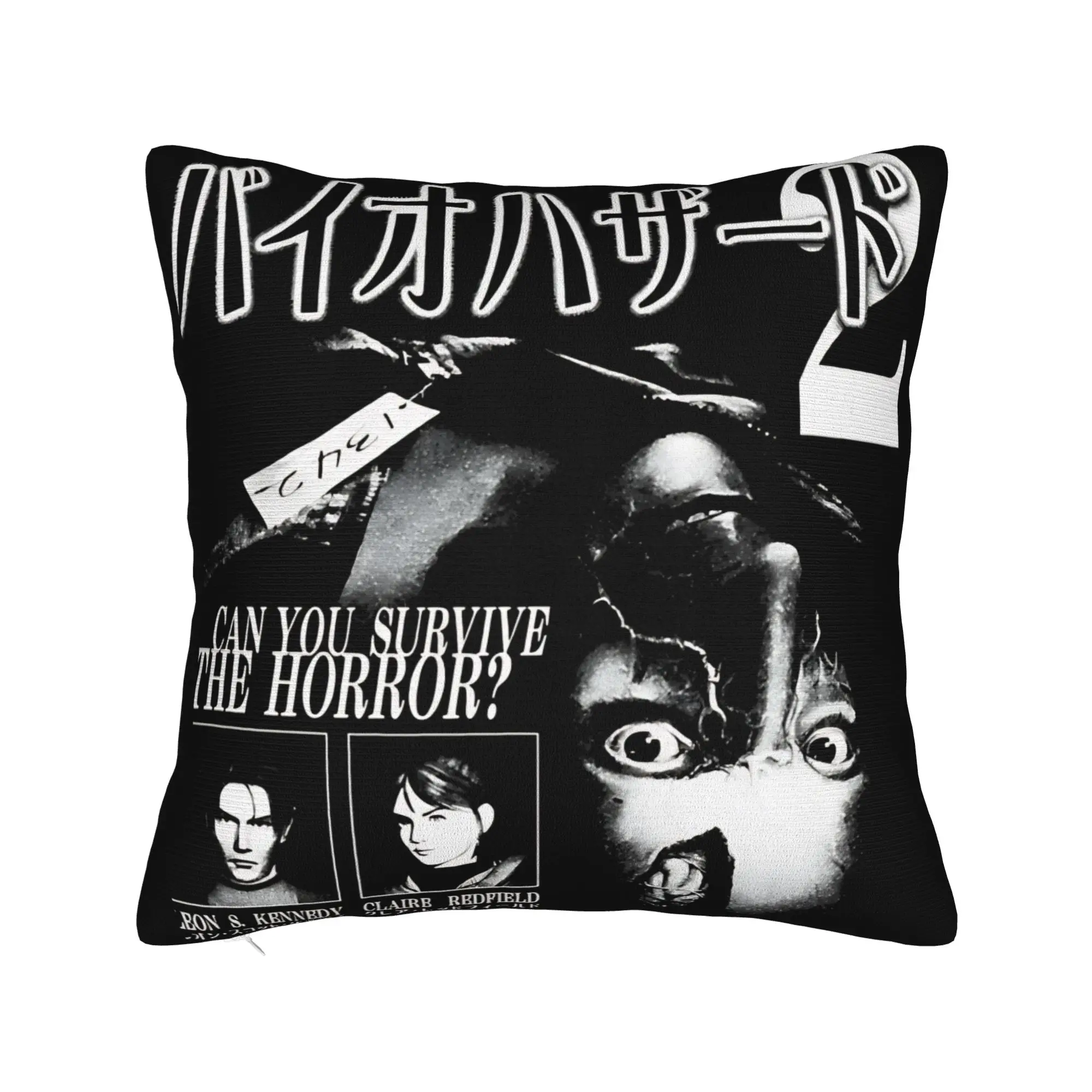 Leon Video Games Kennedy Survival Birthday Gift  Pillow Case Residents Evils Pillow Cover Soft Pillowcases For Sofa Home Decor