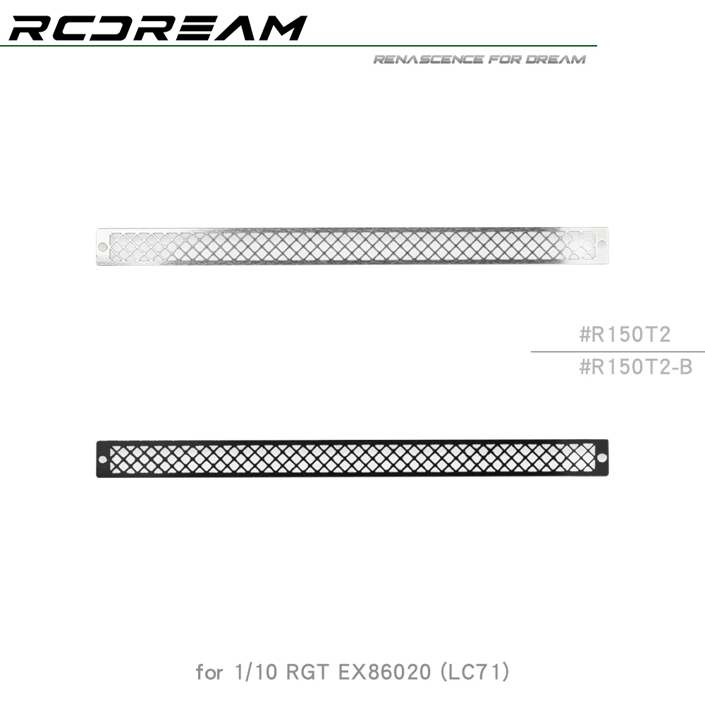 RCDream 1/10 Air Intake Grille Radiator Grid Decorative Sheets for RGT EX86020 LC71 EX86160 LC79 #R150T2