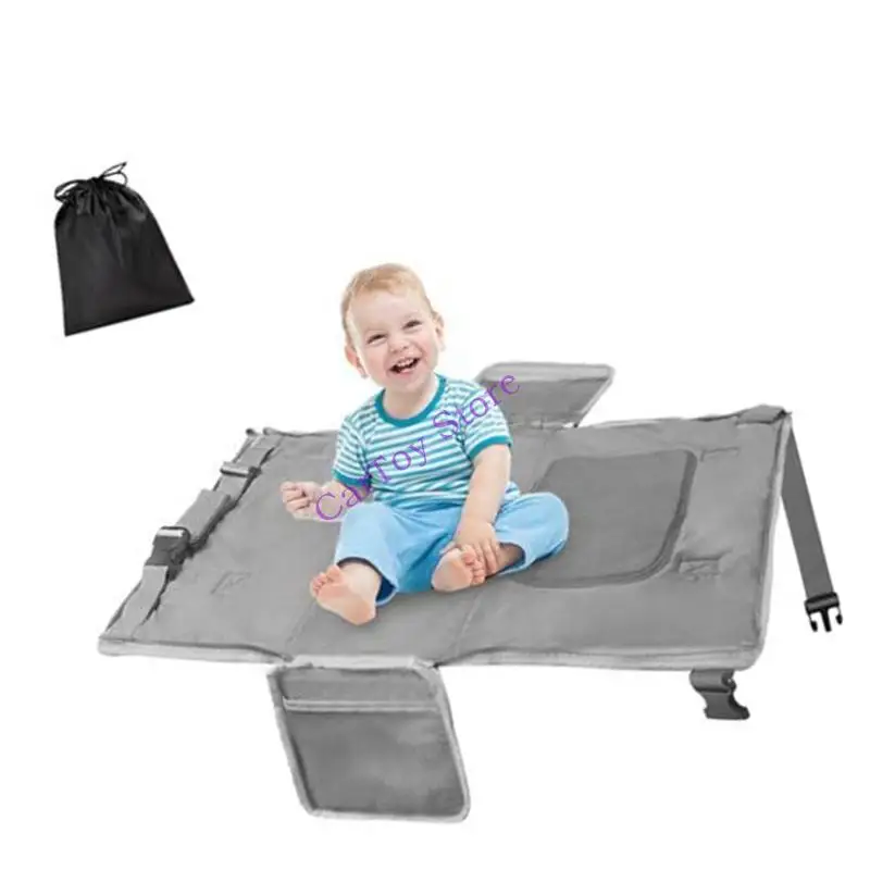 

Adjustable Kids Plane Extender Bed Convertible Play Area Breathable Design For Convenient Family Travel