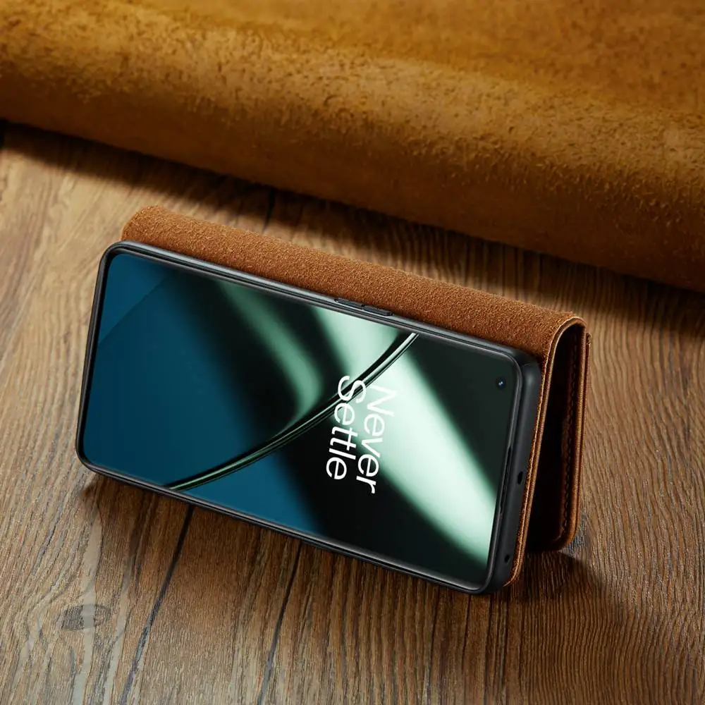 2 in 1 Case For Oneplus 11 Case High-end PU Leather Coque For Oneplus 11 Cover Detachable Magnetic Wallet Pocket