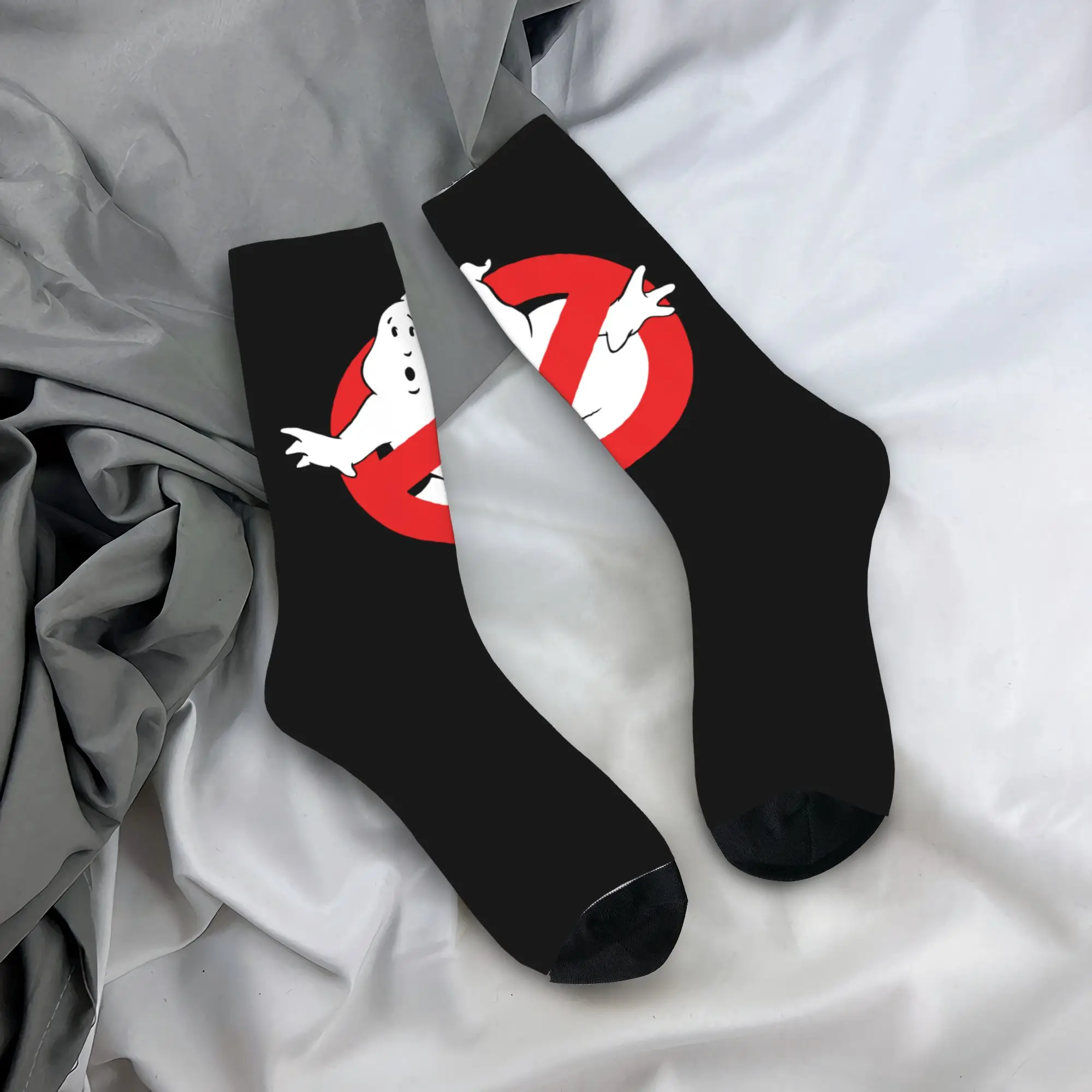 

Custom Fashion Mens Ghostbusters Dress Socks Unisex Warm Comfortable 3D Printed Supernatural Comedy Film Crew Socks