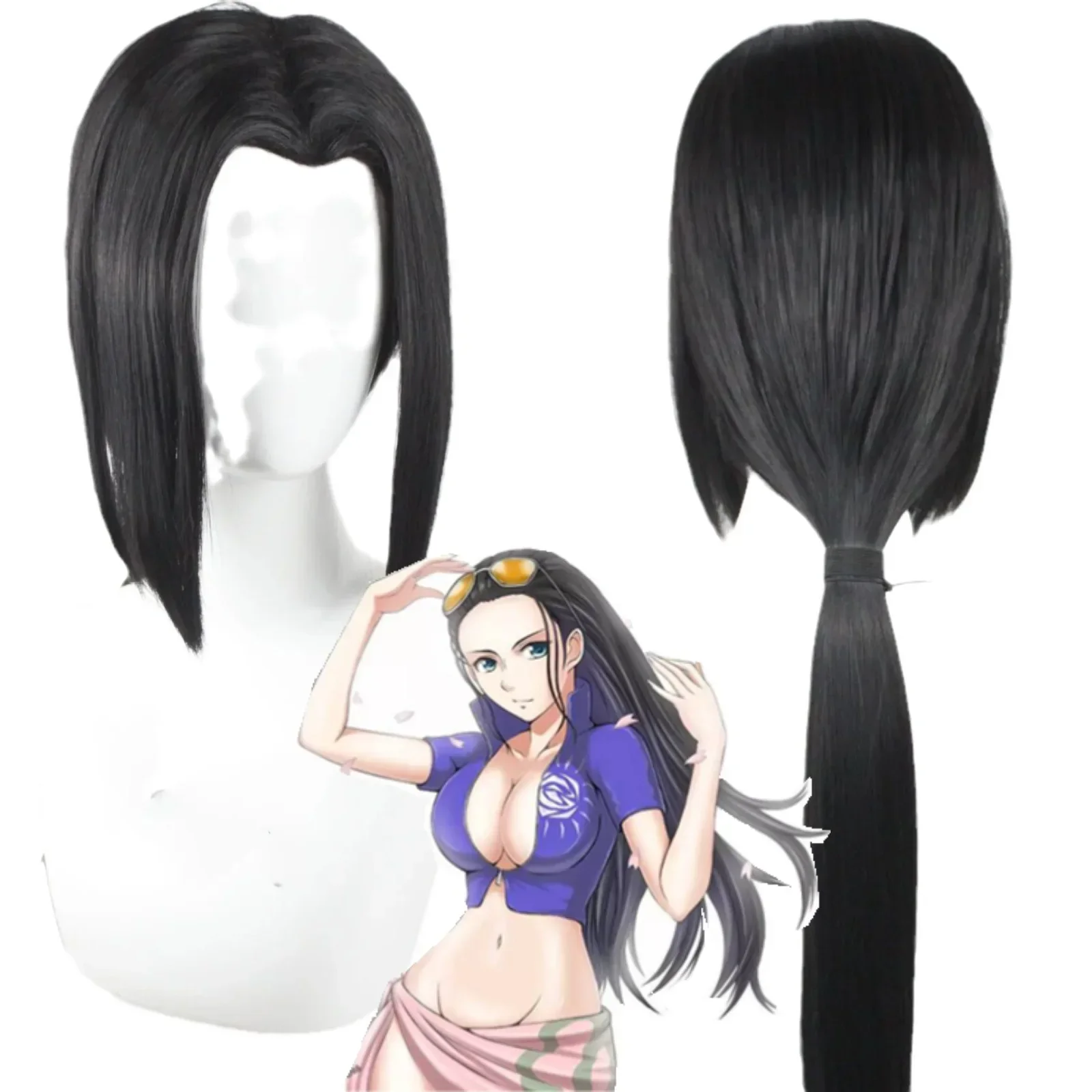 Anime One Piece Nico Robin Miss Allsunday Costumi Cosplay Parrucca uniforme sexy Occhiali Costume di Halloween per donne e ragazze