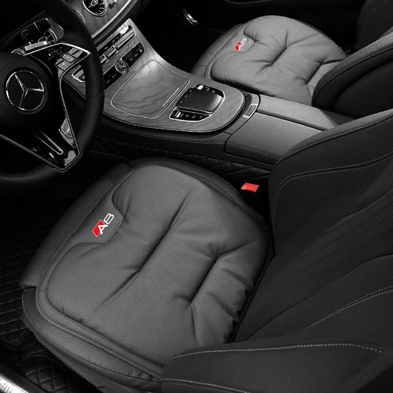 

Кожаная подушка для автомобильного сиденья для Audi A8, подушка для сиденья, 3D утолщенная подушка для переднего сиденья автомобиля, защитная подушка