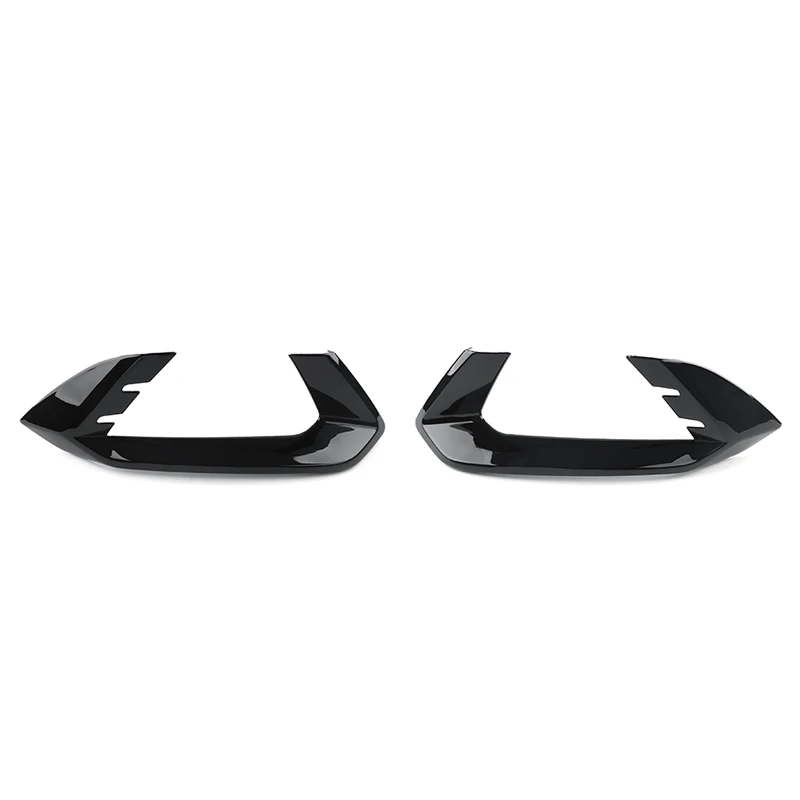 For Tuning Kia Sportage NQ5 2023-2025 Bright Black Front Bumper Fog Light Lamp Frame Trim Cover Exterior Style