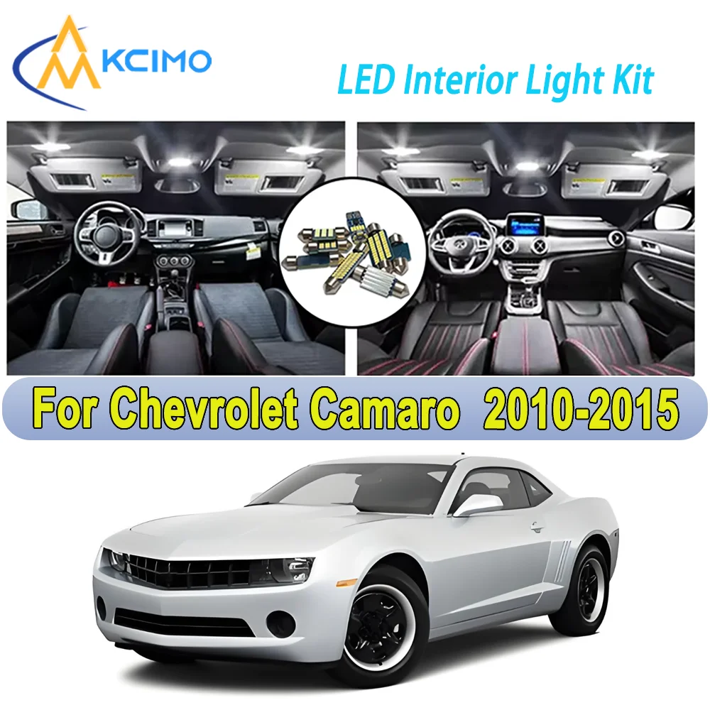 

Новая лампочка для Chevrolet Camaro (2010-2015) Премиум Яркий светодиодный внутренний купол Карта багажника Комплект автомобильных светодиодных ламп Автомобильный светодиодный светильник