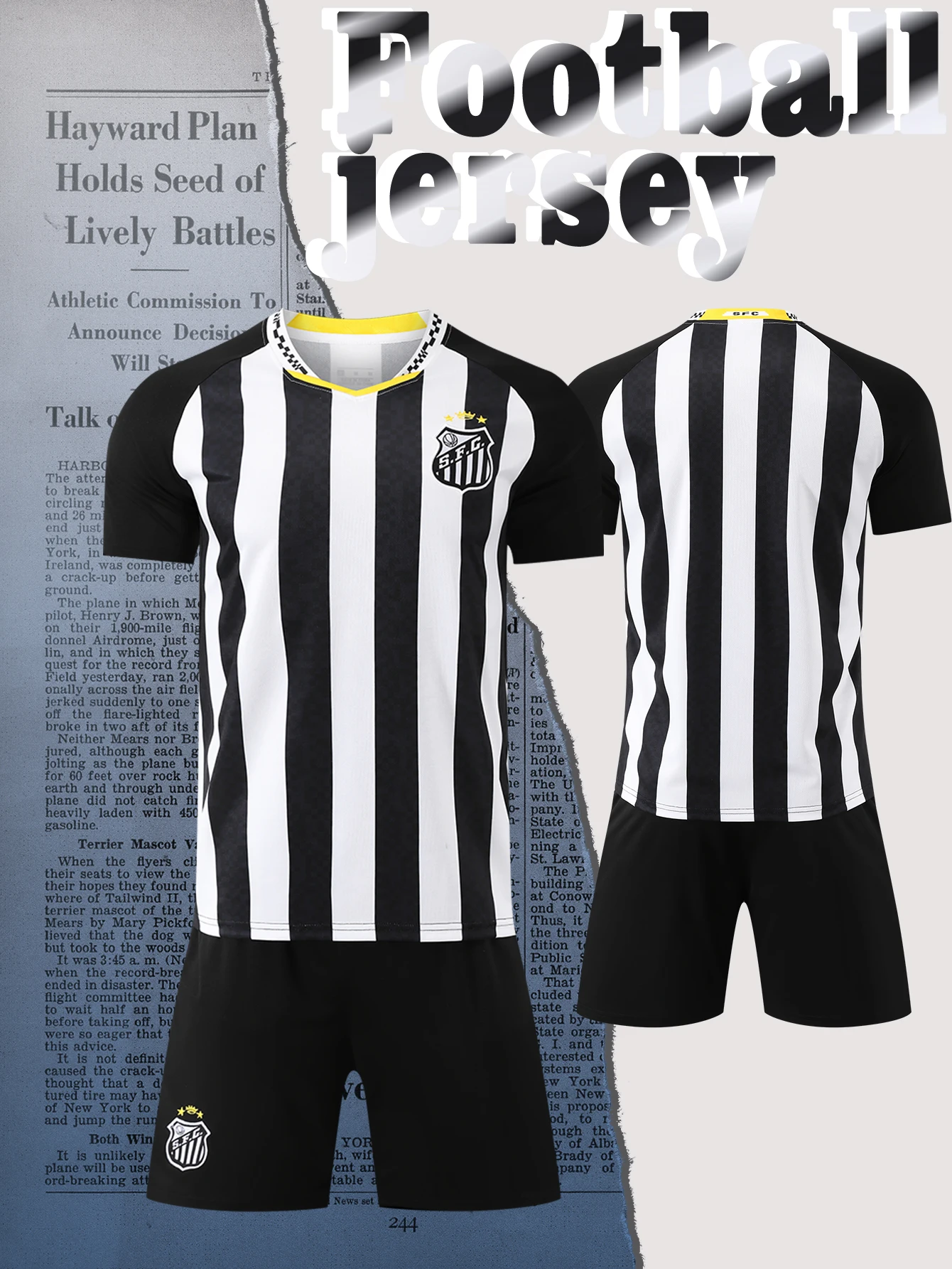 

Мужская повседневная спортивная футбольная форма с круглым вырезом и модными дышащими шортами, удобный комплект футбольного костюма