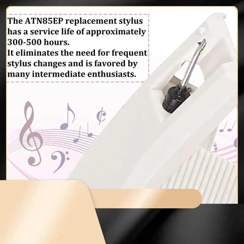 

X40A_XA-ATN85EP Сменный стилус для AT85EP, совместимый с Audio-Technica ATN85EP, эллиптический стилус для проигрывателя AT301EP, Eas
