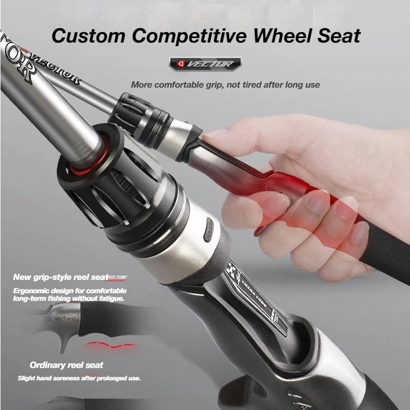 

Удилище Weifeng для ультрадальнего заброса, спиннинговое и кастинговое удилище для ловли баса, мандариновой рыбы, змееголова, легких приманок и универсальной рыбалки.