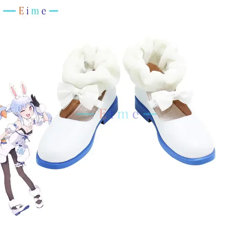 Usada Pekora Cosplay Shoes Halloween Carnival Boots PU Shoes Vtuber Cosplay Props Custom Made
