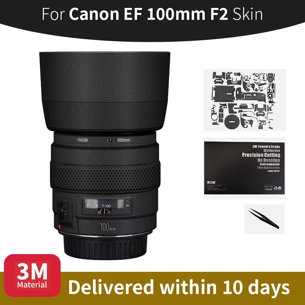 For Canon ef100mm Skin Canon EF 100mm F2 Camera Lens Skin Anti-scratch Camera Lens Sticker protective film
