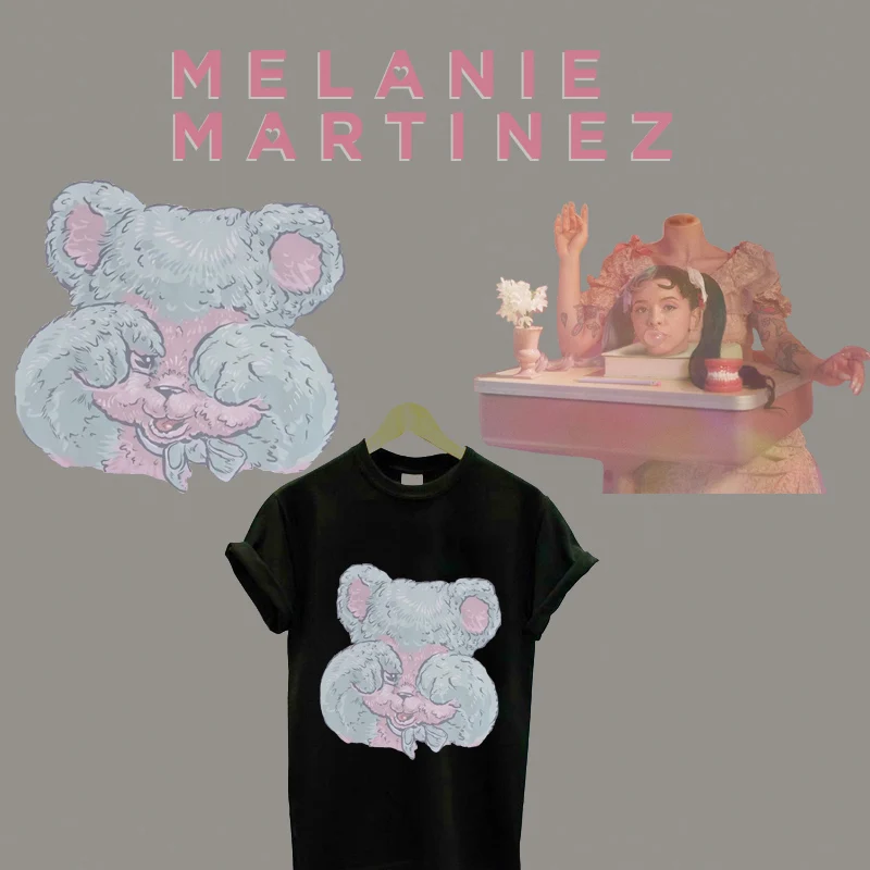 Melanie Martinez After School Patch Clothing Thermoadhesive Patches For Clothing Stickers Cartoon On Clothes Stripes Decoration