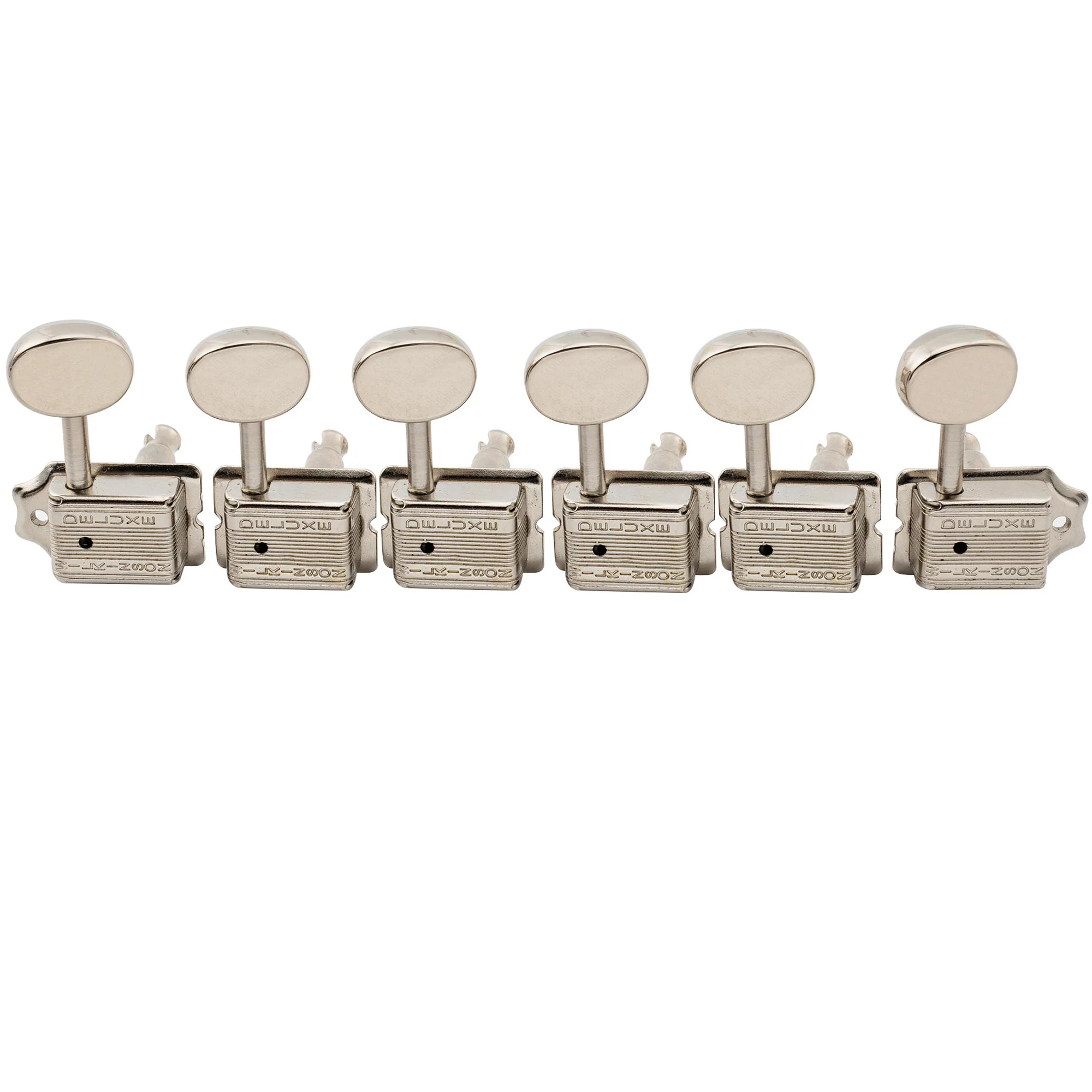 Wilkinson Vintage Deluxe eje dividido 6 en línea afinadores cabezales de máquina clavijas de afinación juego de llaves para estilo clásico Vibe Fender ST/Tele