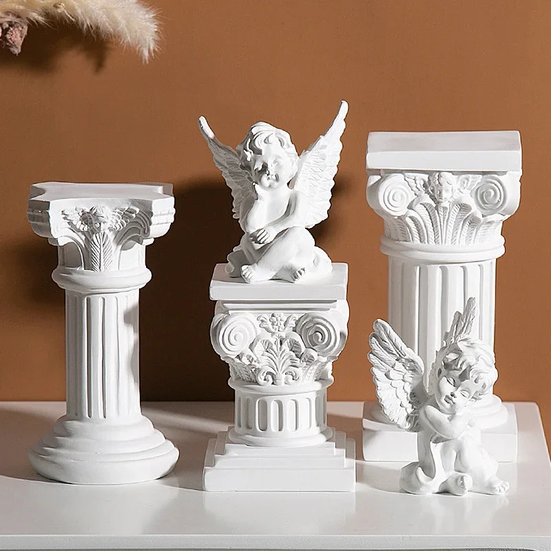 Classical Model Small Angel Figure Sculpture Decoration Decoration Shooting Prop