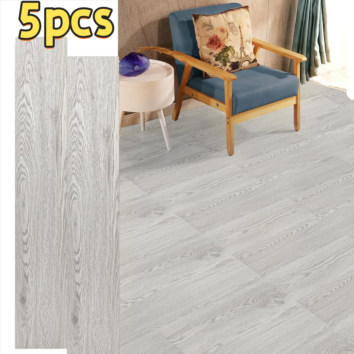 5pcs 90cmX51cm thicken Self Adhesive Wood Grain Sticker Door Cabinet Desktop Modern Furniture Renovation Peel and Stick Wallpape
