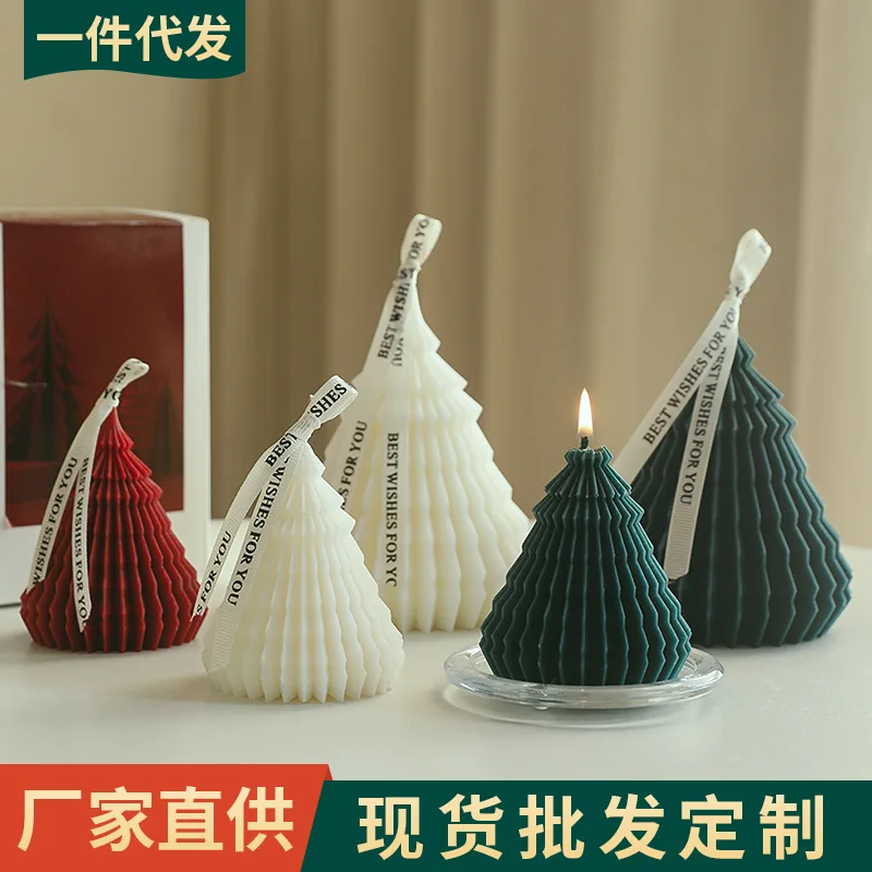 Christmas Candles Aromatherapy Decorations Niche Birthday Party Gifts Cross-border Christmas Trees Aromatherapy Candles