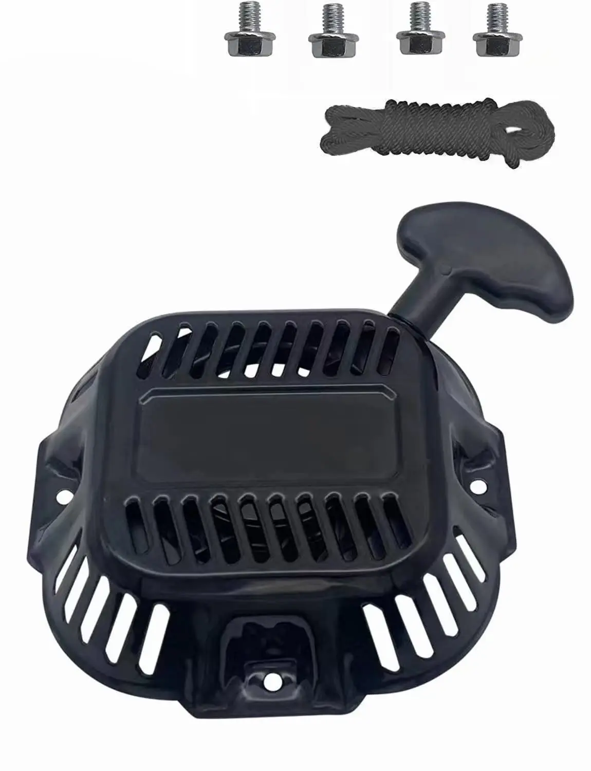 Pull Start Assembly for Generac 196cc 212cc 208cc GP3250 GP3300 | Pull Cord Rope Recoil Starter for Generac Generator 0J08074SRV 0J08071SRV 0K68130112 0J08070SRV