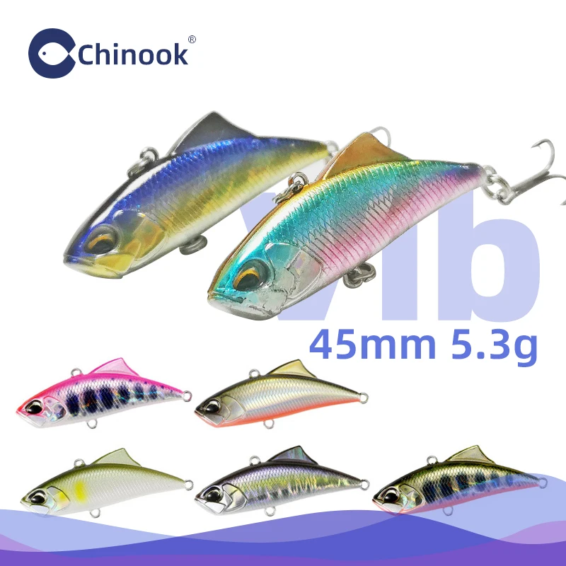 Chinook Sinking VIB Bait Fishing Lure 45mm 5.3g Lures for fishing swimbait Rap pike bass lurebait