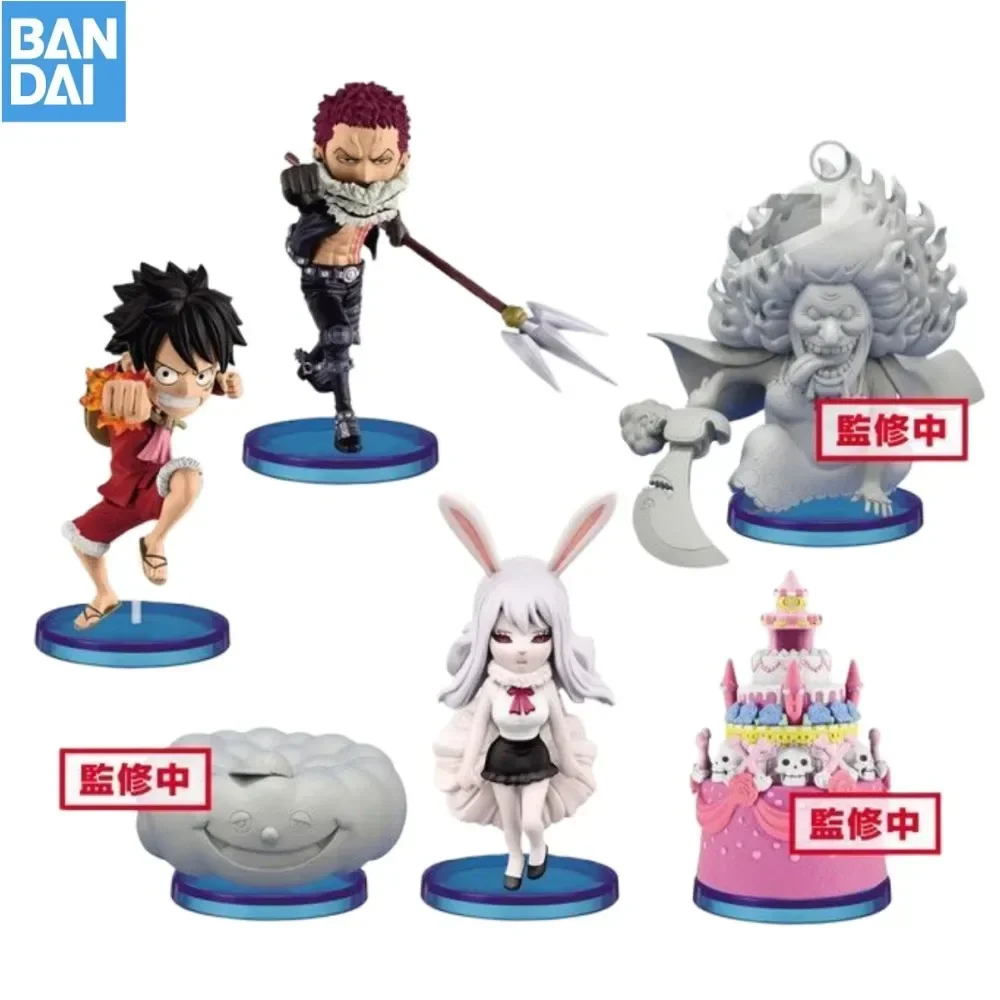 

Original Bandai WCF ONE PIECE Anime Cake Island 2 3 Figures Sanji Pudding Figures Collections Box Egg Doll Toys for Kids Gifts