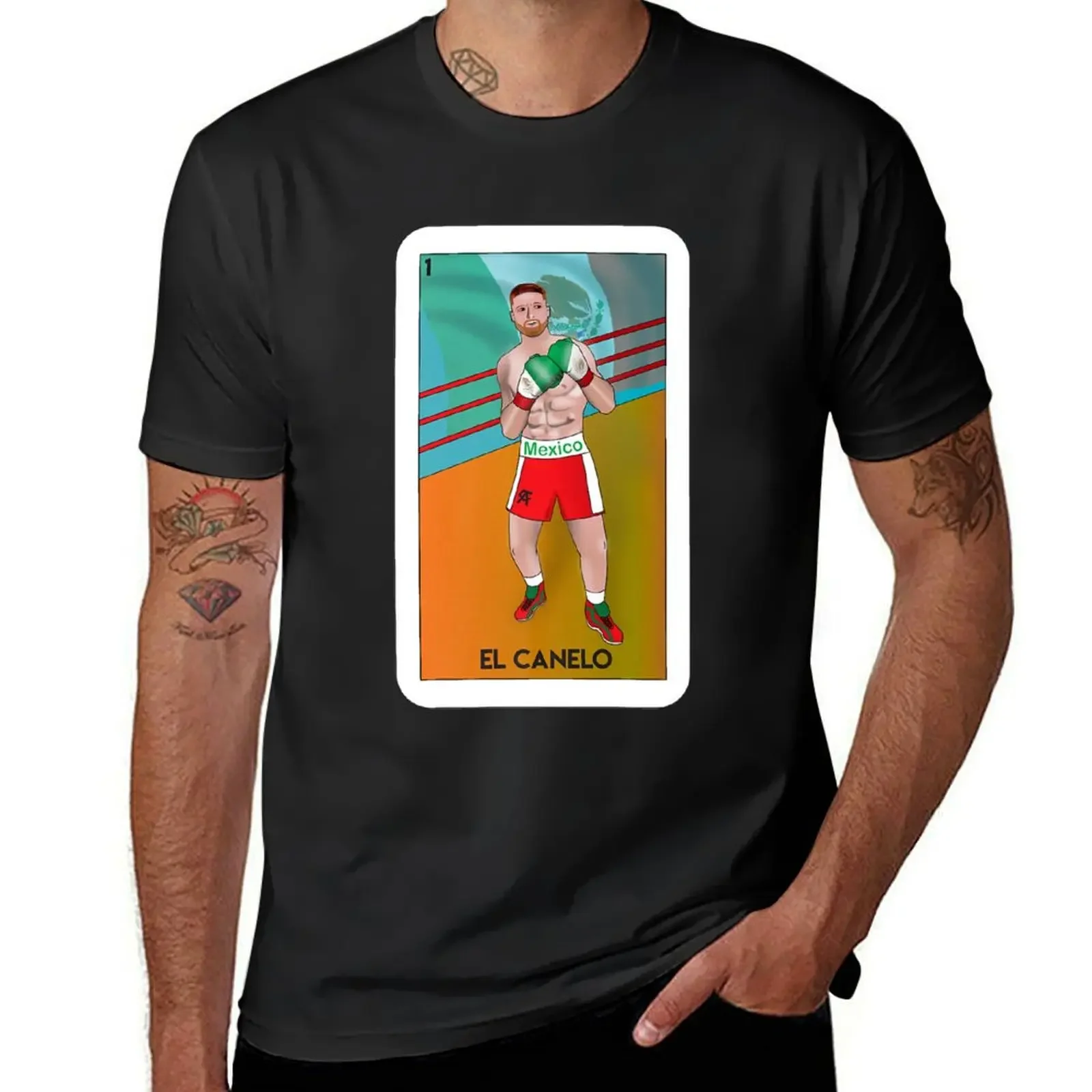 Loteria Mexicana Style Canelo T-Shirt customs shirts graphic tee mens t shirt graphic