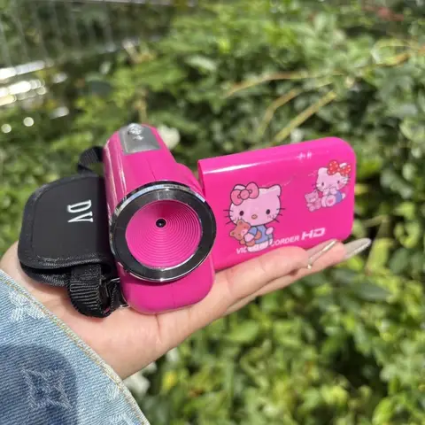 Sanrio Miniso Hello Kitty HD Digital DV Tecknad Kamera Campus Studenter Handhållen Resekamera CCD Kamera Familj Vänner Julklappar 8 best sales Hello Kitty digitalkamera - №1