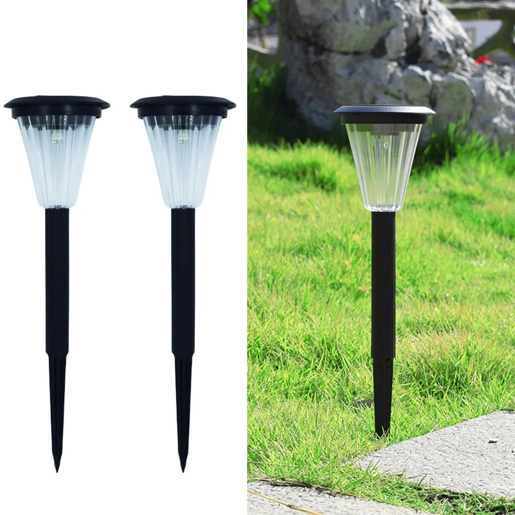 

6Pcs LED Solar Lawn Lamp Rustproof ABS Outdoor Garden Lights Landscape Light Pathway Lighting Waterproof Durable Solar Powered
