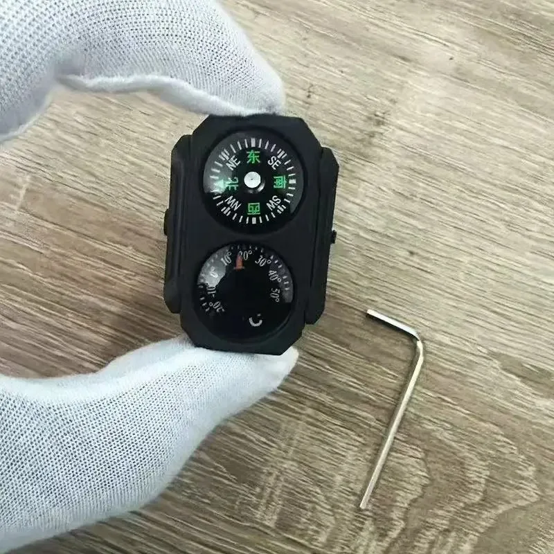 

Открытый тактический компас-термометр для 20 мм-21 мм рельсовый конь прецизионный уличный инструмент SLR416 M4 AR15 Jingji игрушечное украшение