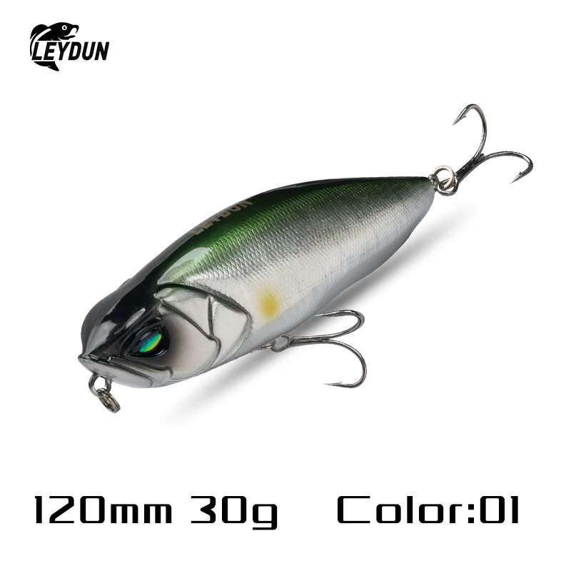 LEYDUN Z-Claw Vissen Lokt Drijvend Potlood 86mm 100mm 120mm Topwater Hard Baits Oppervlak Stickbait Goede actie Bass Wobblers