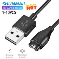 1-10PCS USB Charger for Garmin Vivoactive 5 3 4 4S Charging Cable for Venu 3 3S 2Plus 2 2S USB Cord Fenix 5 6 7 7X 5X 6X 5S 6S