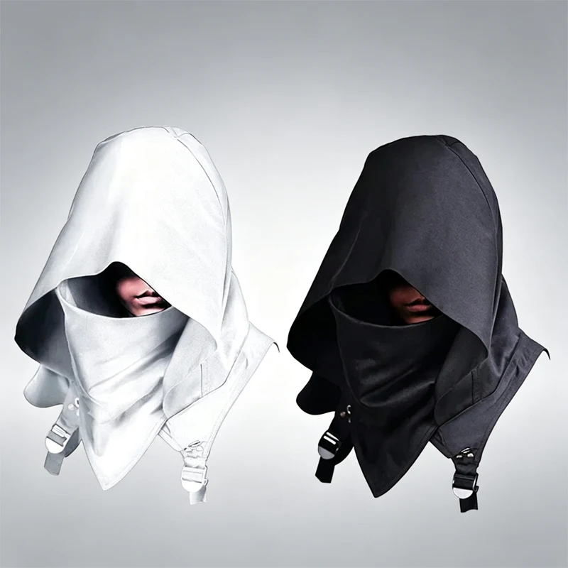 Cosplay Medieval Assassin Hat Punk Hooded Cloak Cape Cowl Adult Costumes Pagan Accessory Warrior Outfit And Daily Wear