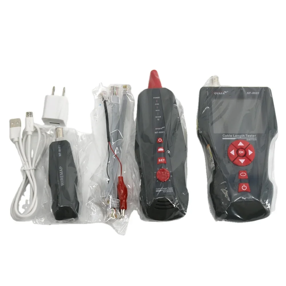 

2026 NF-8601 Multi-functional Lan Network Cable Tester Range 2km Breakpoint Tester RJ45, RJ11