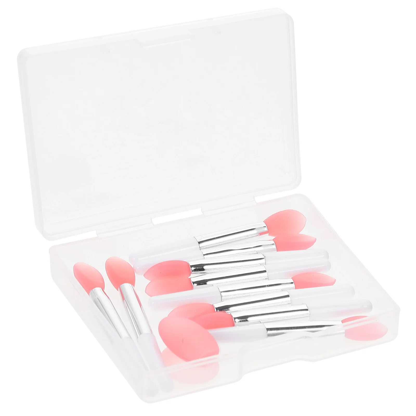 1 Juego de 1 Juego de pinceles aplicadores de máscara de labios de silicona para brillo de labios, lápiz labial, aplicación suave, herramienta de Color regordete, pincel de maquillaje