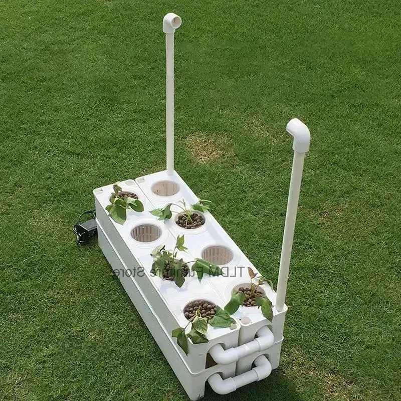 Indoor Balcony Planting Hydroponic Vegetable System Flower Planter Hydroponic Soilless Cultivation Box Equipment Home Pots w