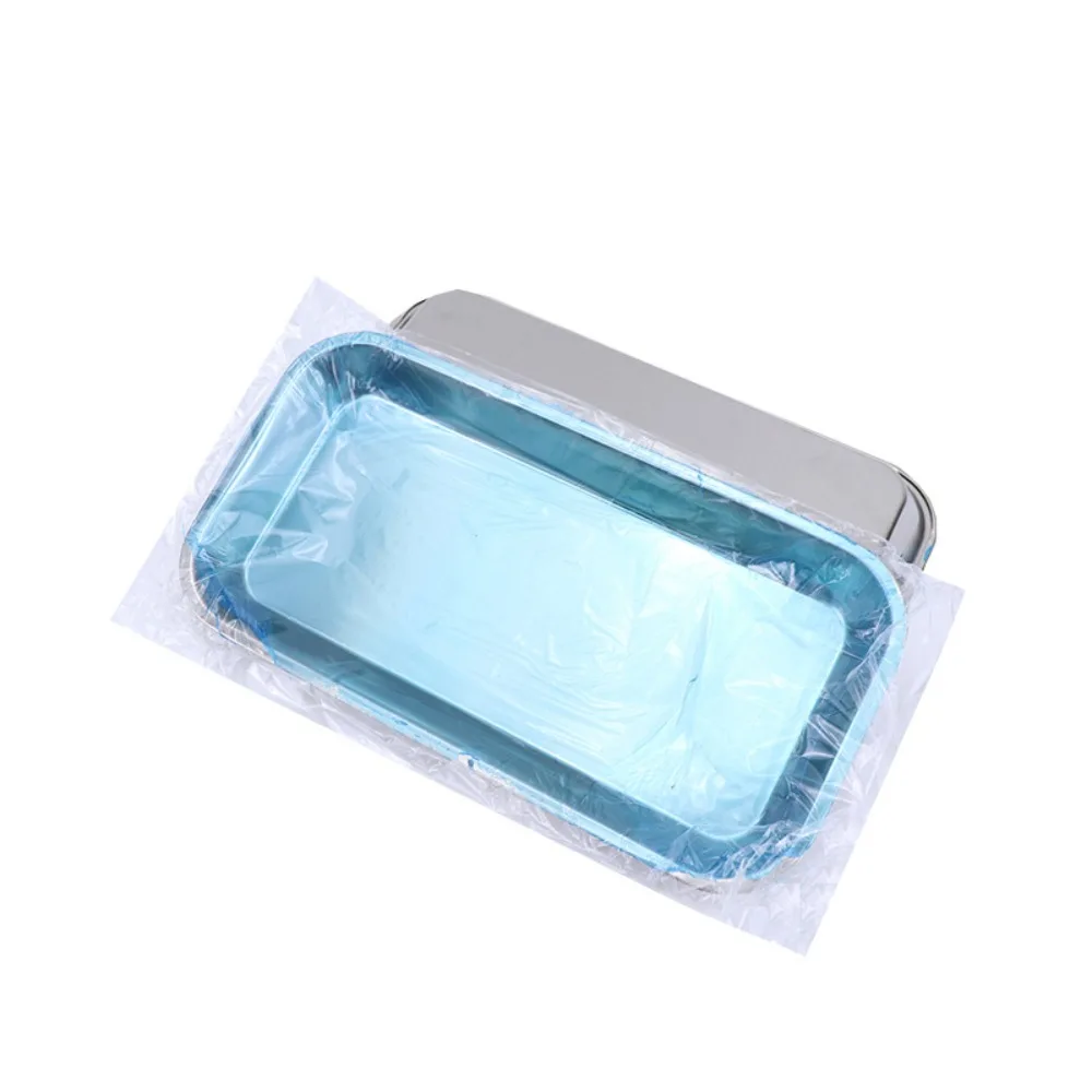 2Pcs Stainless Steel Dental Tray Surgical Instrument Disinfection Plate Medical Rectangular Flat Organizer for Beauty Salon