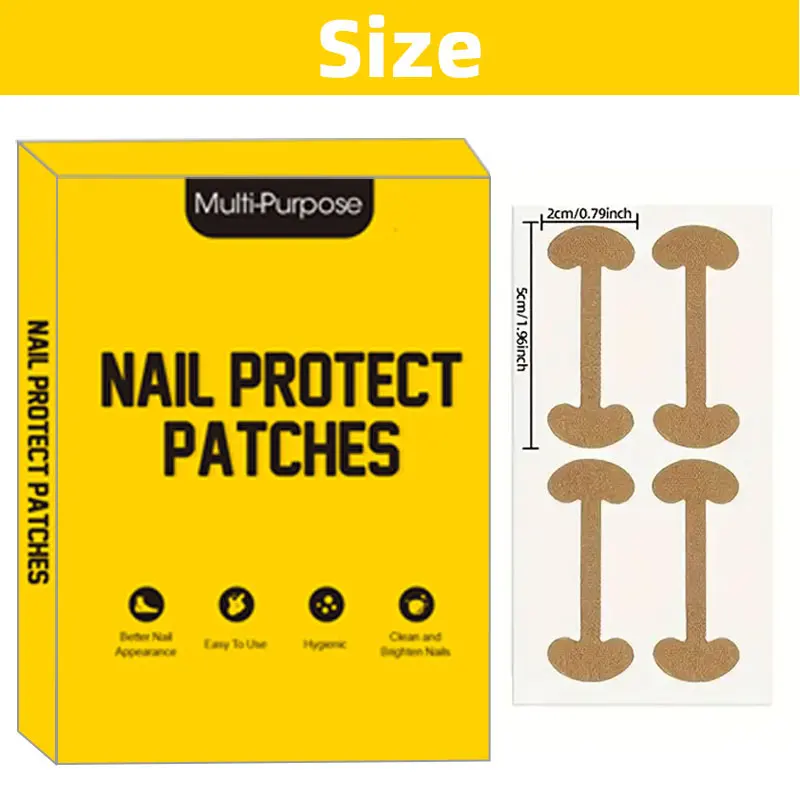 40-100PCS สีน้ําตาลแพทช์เล็บเท้าสติกเกอร์,สติกเกอร์เล็บสําหรับเล็บสําหรับเล็บเท้าสติกเกอร์เล็บ, professional Pedicure ชุดเครื่องมือ