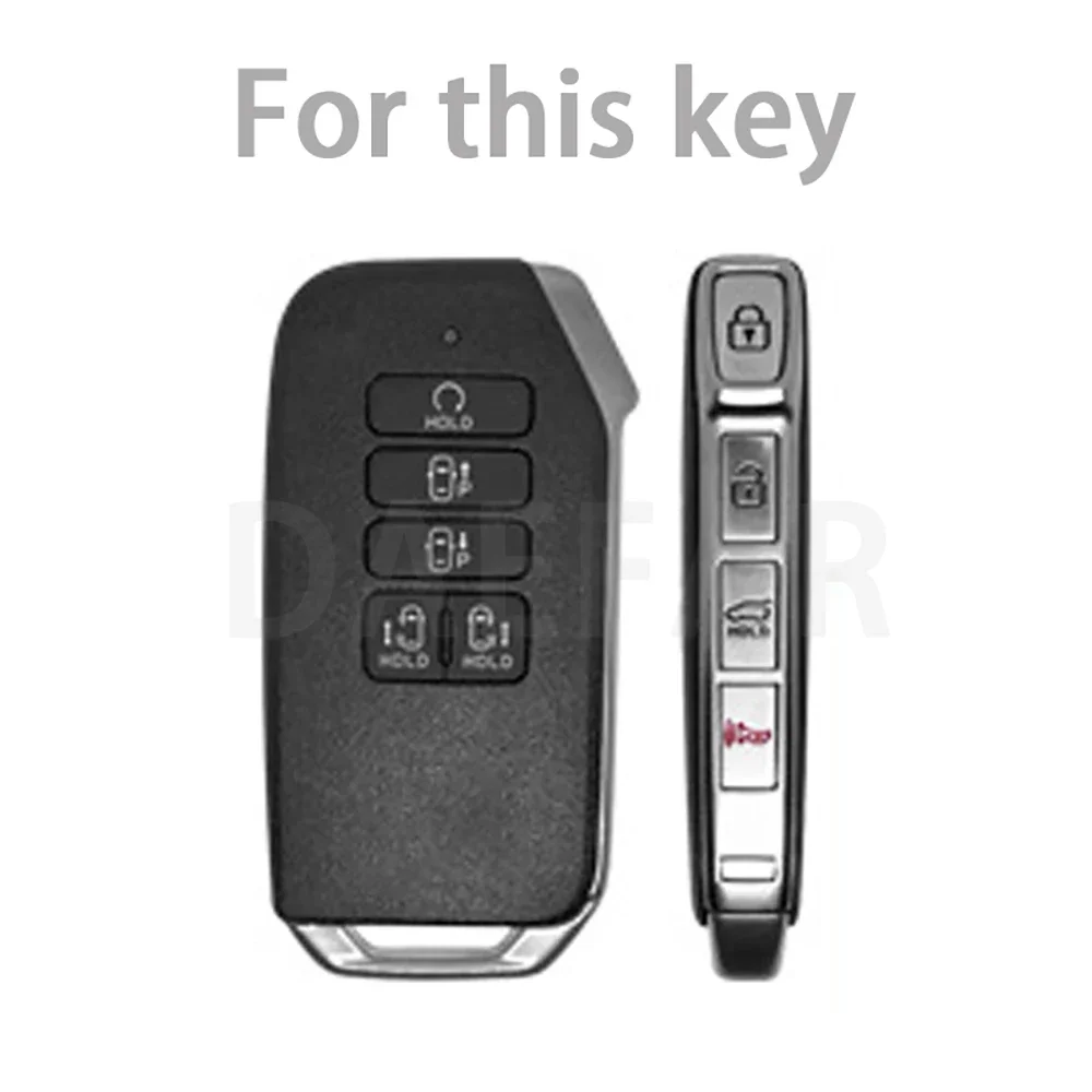 9 Buttons Car Key Case Cover Shell Fob For KIA K7 K8 V6 2022 EV6 2022 Dl3 K5 for Kia Carnival Sedona 2021 Sorento MQ4 Keychain