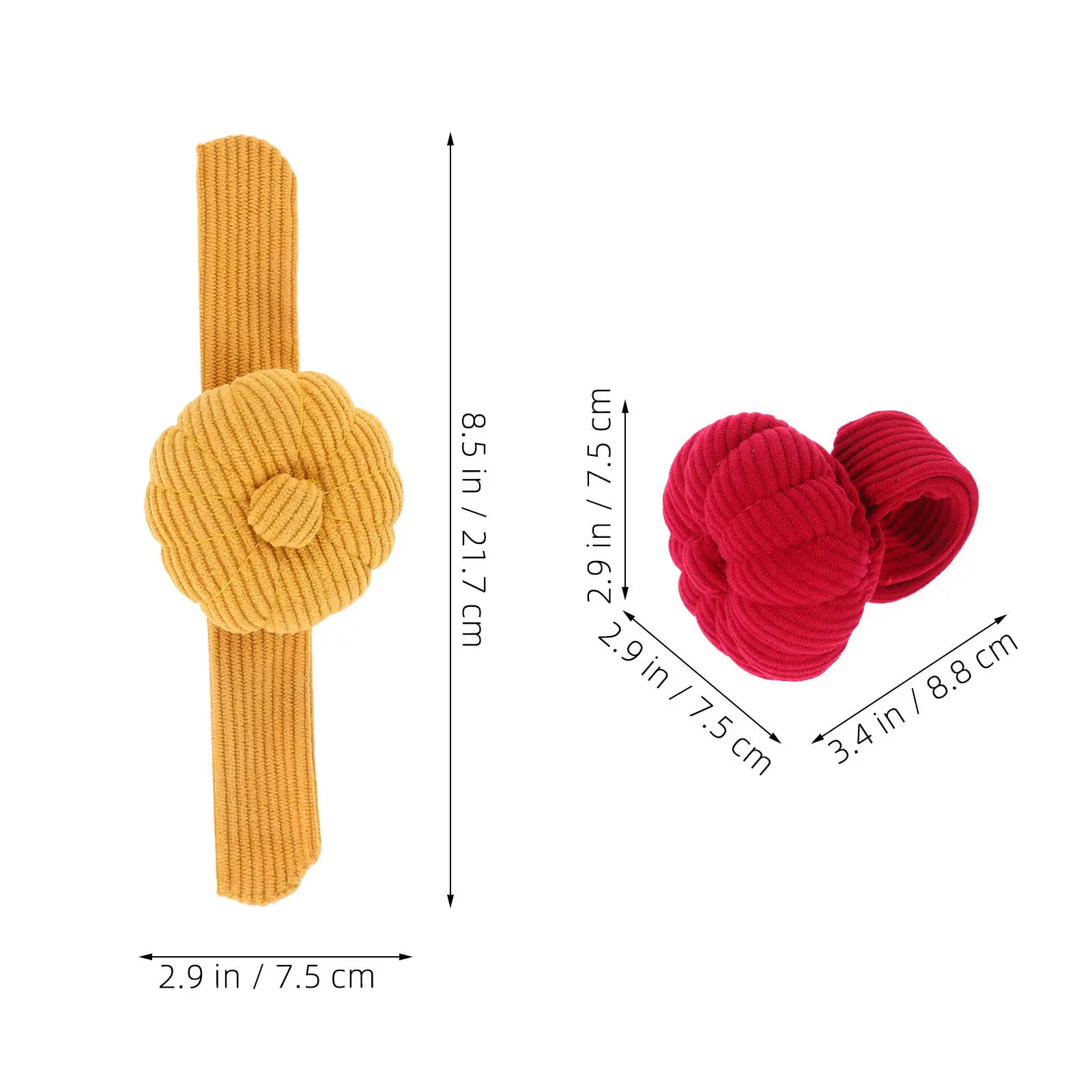 2 Pcs and Needle Insertion Cushion Bracelet for Pins Dressmaker Wrist Holder Elastic Pincushion Pumpkin