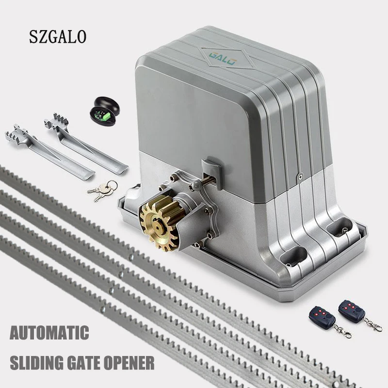 

Automatic Sliding Gate Opener Kit Heavy Duty 13' Rack Driven Sliding Gate Motor for Slide Gates Up to 4000LBS Security Operator