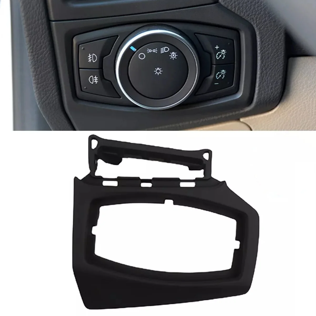 

Headlight Switch Trim Frame Direct Replacement Fits For Ford For Focus 2012 2018 Left Placement Plastic Material Car Accessories