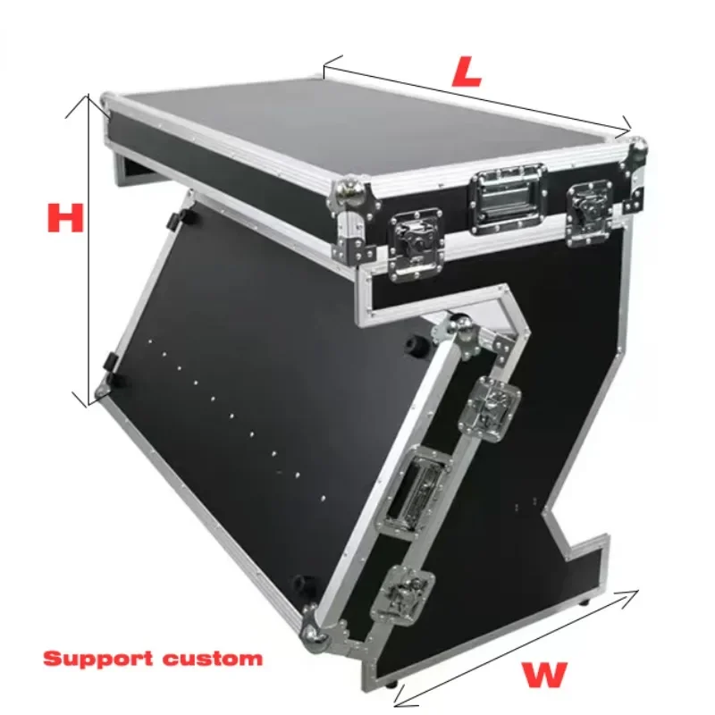 Aluminum suitcase with customizable double push-pull box design style controller