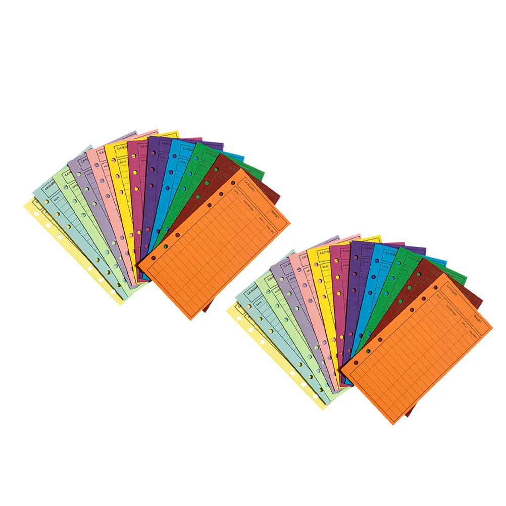 

24 Pcs Budget Envelope Decorative Cash Envelopes for Budgeting Loose Leaf Holder Account Book Money Paper Jam