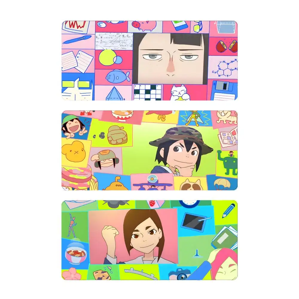 Anime K-Keep Your Hands Off Eizouken! Mouse Pad Large Gaming Mousepad with Stitched Edges Thickened Desk Mat PC