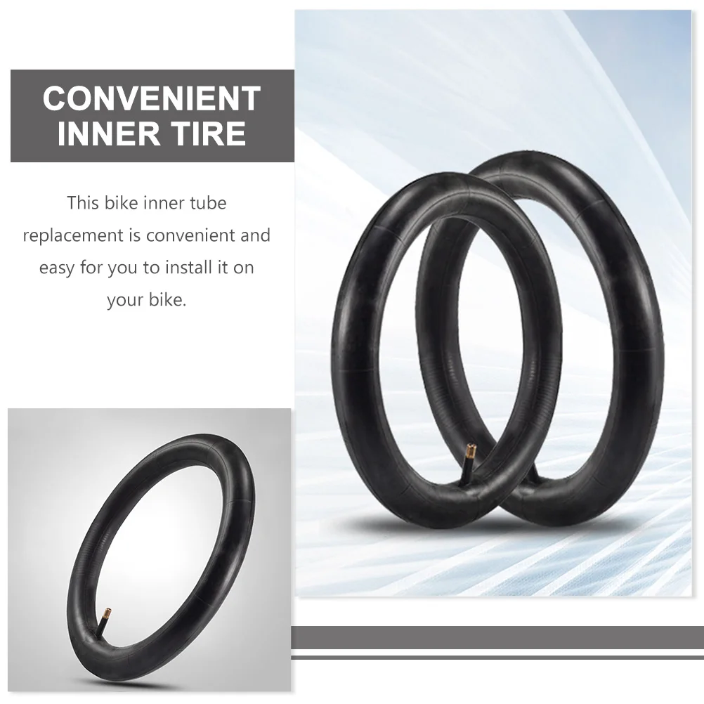 

2pcs Professional Bike Tube Shockproof Durable Wear-Resistant Cycling Inner Tire For Mountain Bike Replacement Practical Outdoor