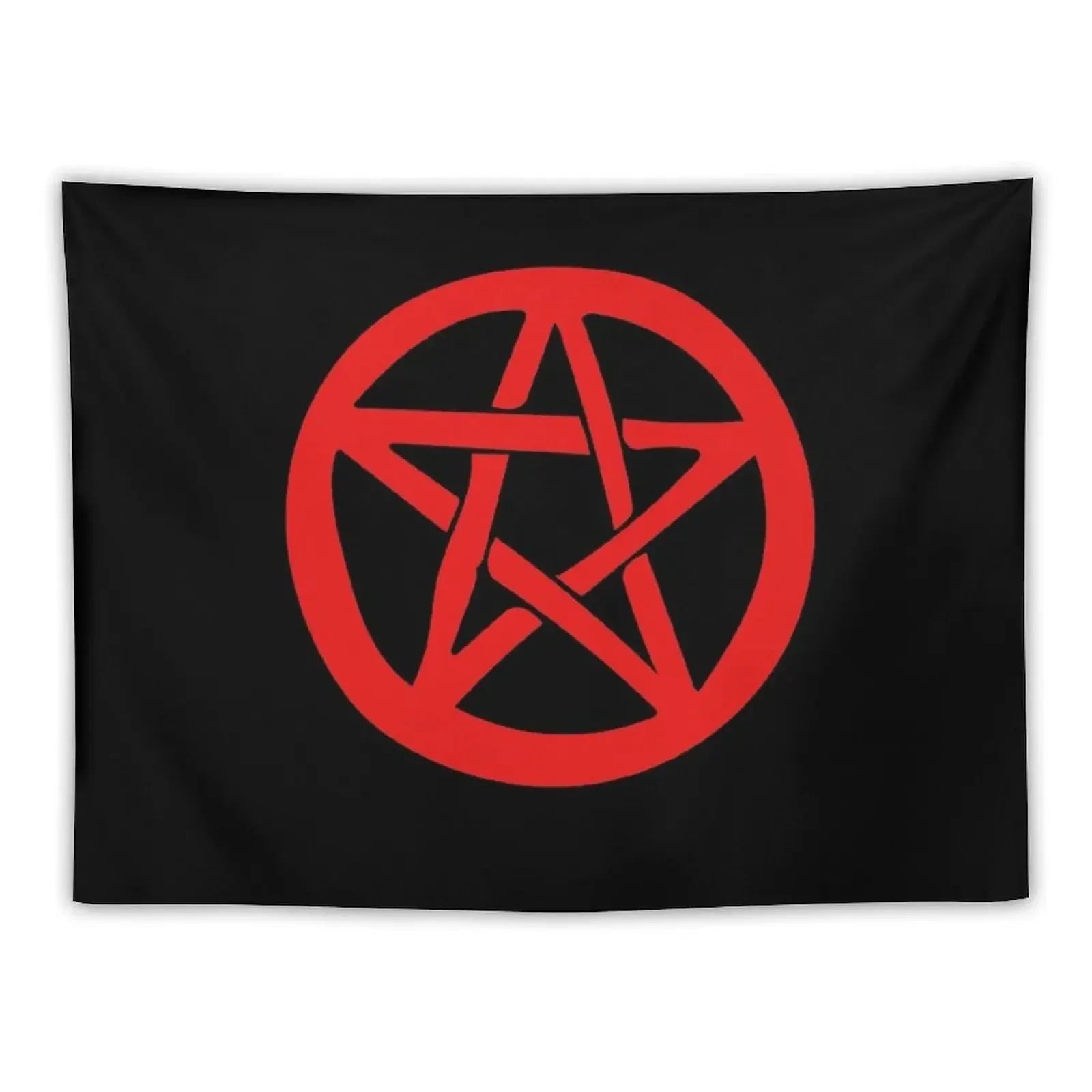 Red Pentagram Tapestry Room Ornaments Wall Hangings Decoration Home Decorators Room Aesthetic Tapestry